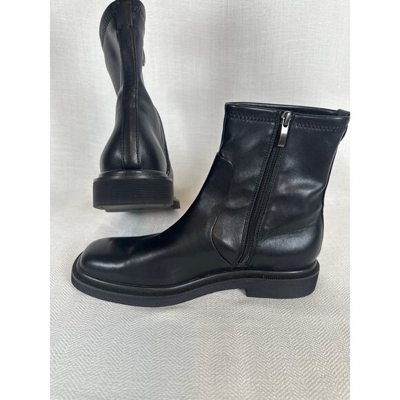 Franco Sarto 8M Astina Bootie Ankle Faux Leather comfort Fall NWOB - Picture 4 of 5